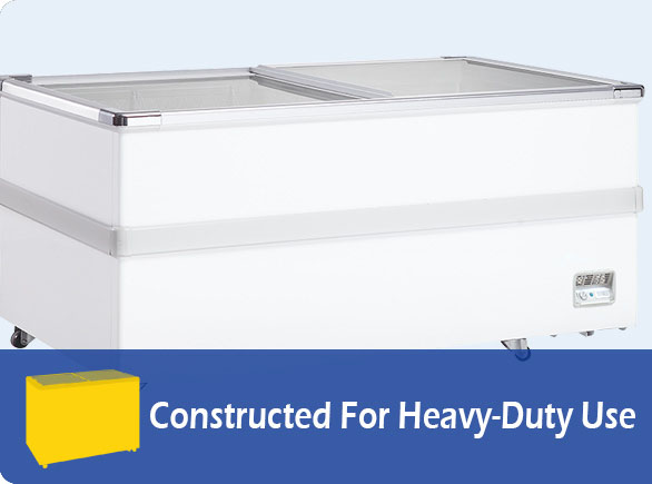 Constructed For Heavy-Duty Use | NW-WD580D-800D-1100D chest display freezer