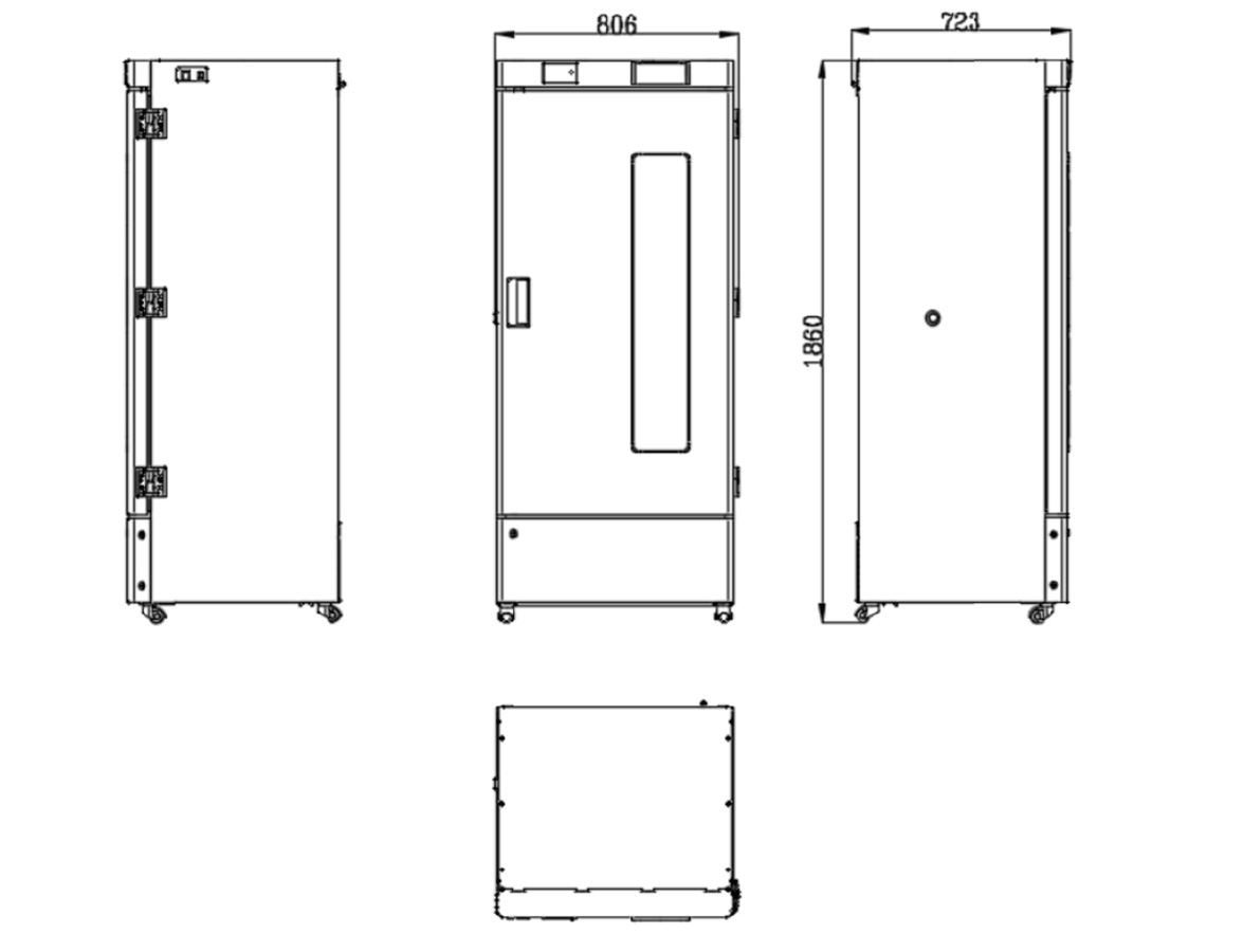 NW-XC368L Dimensions | blood storage fridge for sale