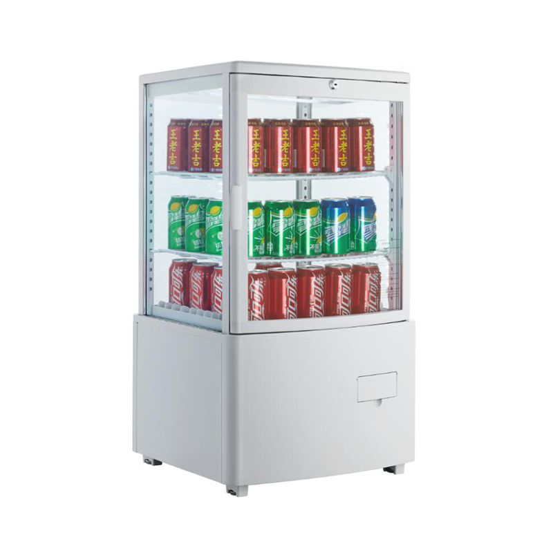 Commercial Four-side Glass Cake Small Display Fridge For Pastry Displaying
