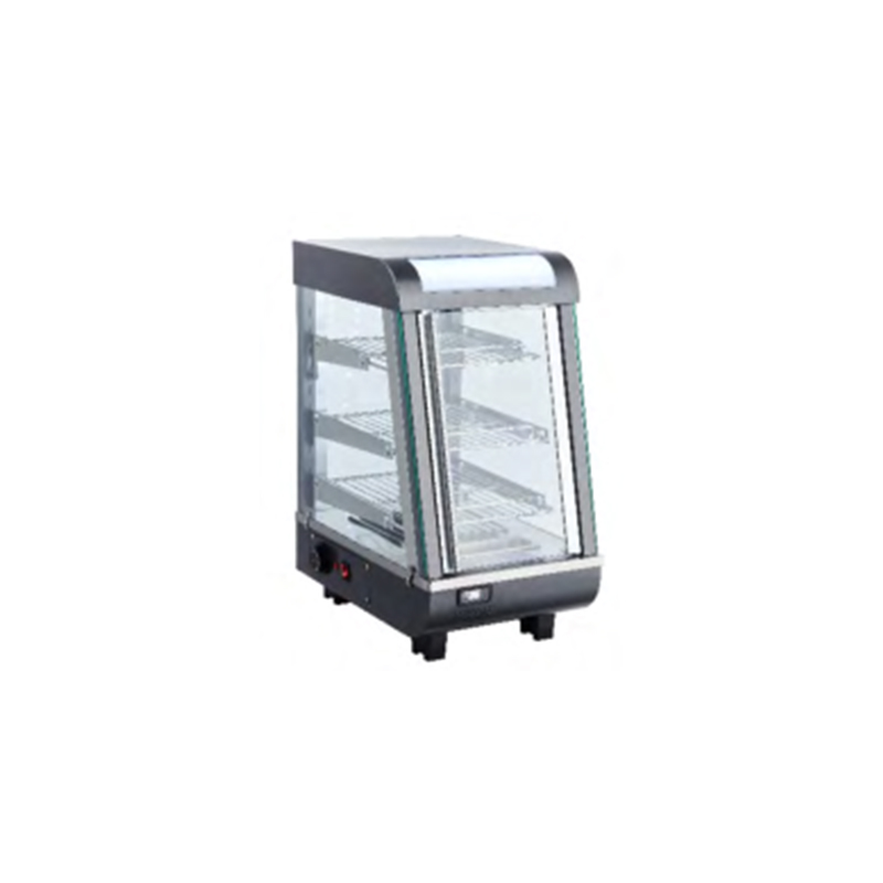 Commercial Small Slim Type Countertop Heating Display Fridge For Pizza