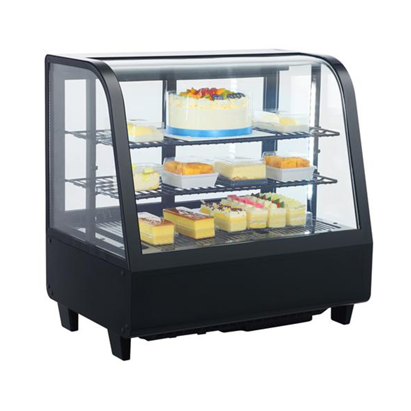 Commercial Free Standing Cake And Pastry Display Refrigerator For Macaron
