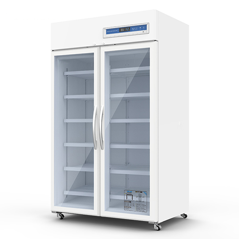 2ºC~8ºC Upright Double Door Medical And Pharmaceutical Grade Fridge