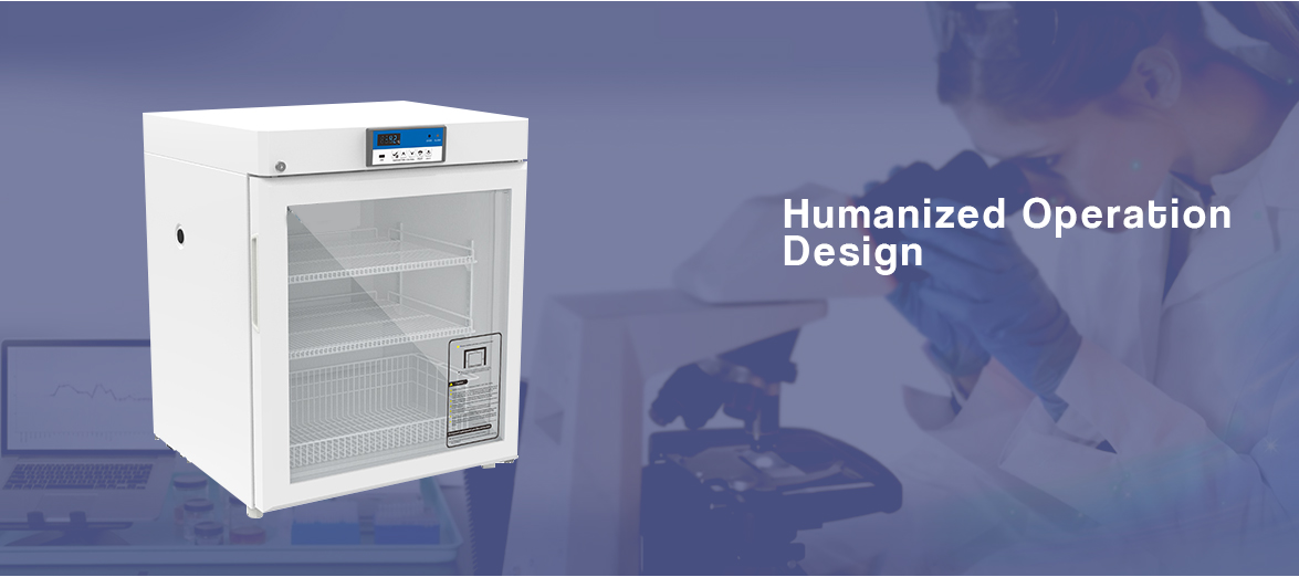 NW-YC130L small undercounter medicine refrigerator with humanized operation design