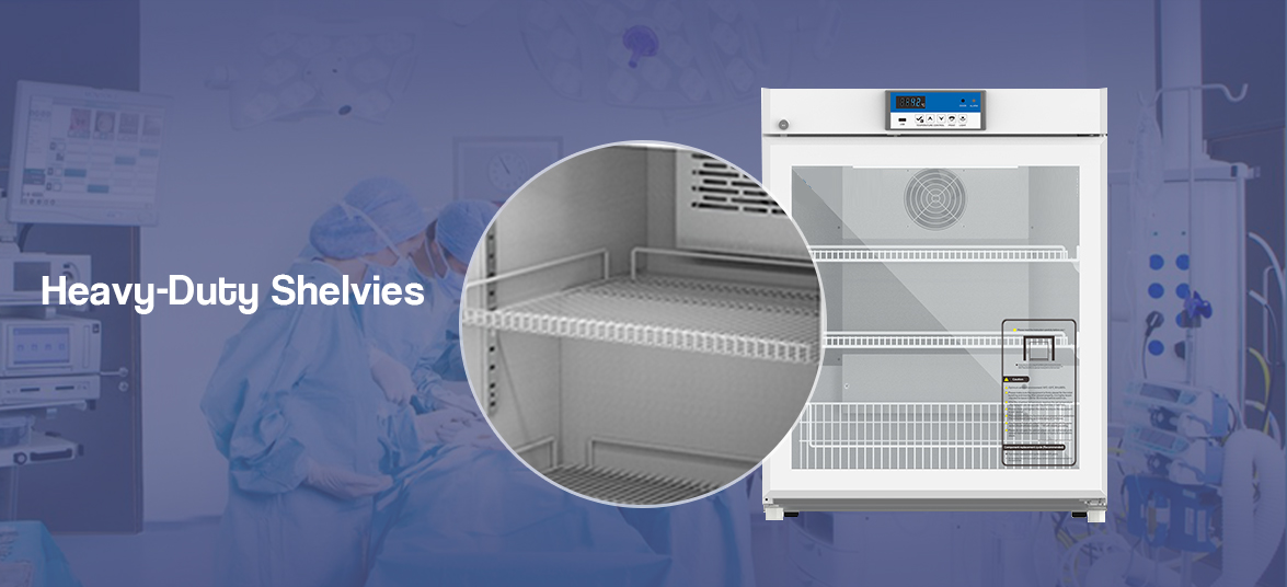 NW-YC130L small refrigerator for medicine | heavy-duty shelves