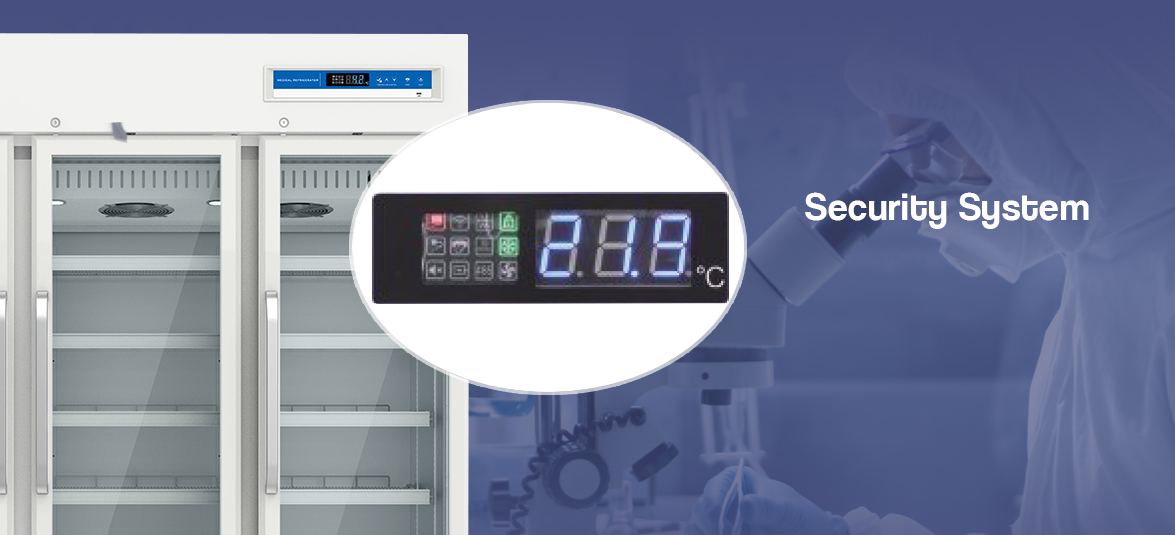 NW-YC1505L refrigerator for pharmacy use | Security & Alarm System