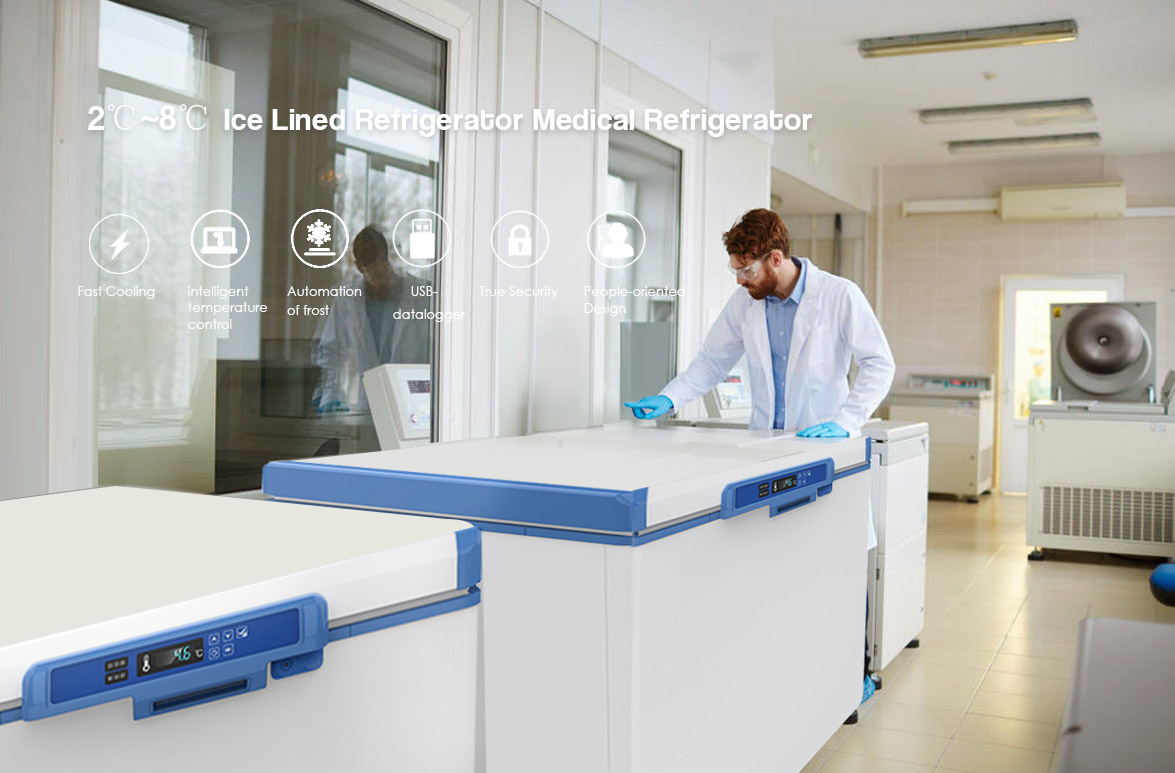 NW-YC150EW Medical Vaccine Storage Ice Lined (ILR) Refrigerator Price For Sale | factory and manufacturers