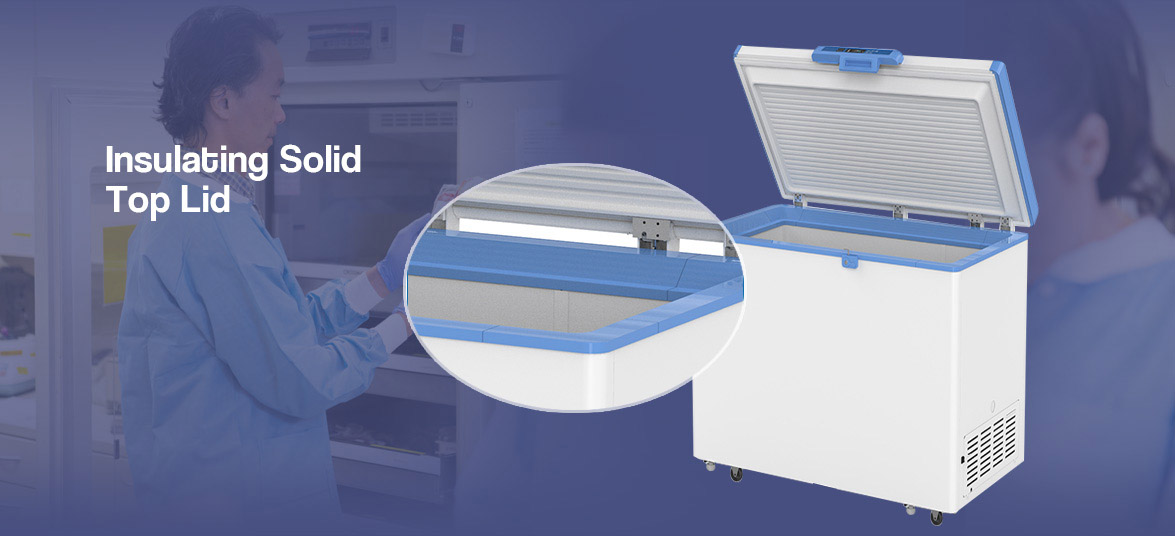 Insulating Solid Top Lid | NW-YC150EW ice lined (ilr) refrigerator for vaccine storage