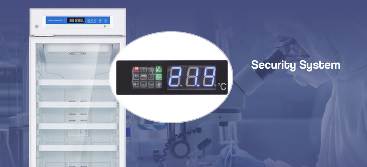 NW-YC395L medical vaccine refrigerator | Security & Alarm System