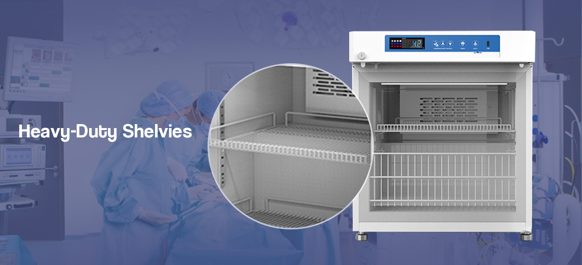 NW-YC55L Small Medical Refrigerators With Heavy-Duty Shelves