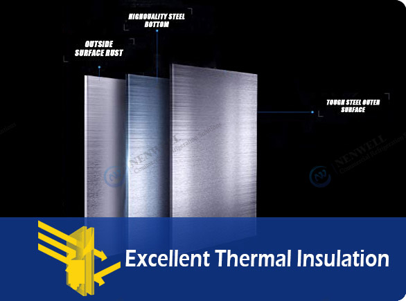 Excellent Thermal Insulation | NW-Z06EF-D06EF upright fridge for sale