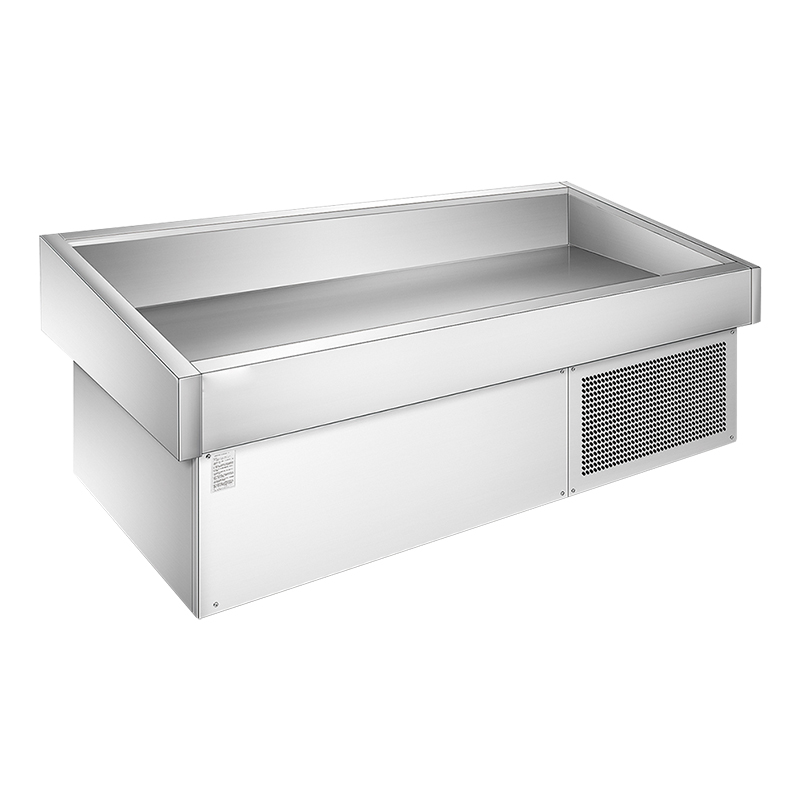 Supermarket Stainlee Steel counter nkwụnye n'ụdị ngosi ngwa nju maka nri