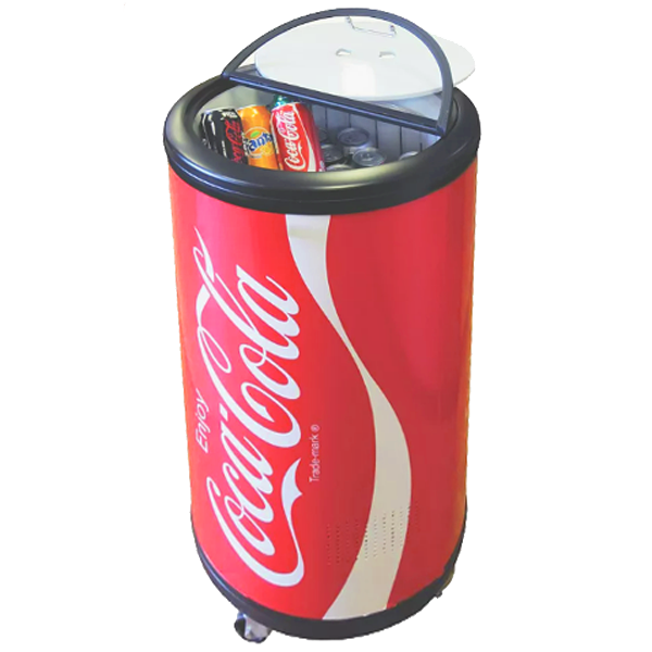 Party event Marketing Outdoor Mobile Round coke Cooler