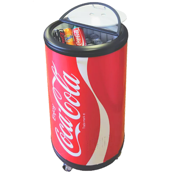 ပါတီပွဲအတွက် Marketing Outdoor Mobile Round coke Cooler