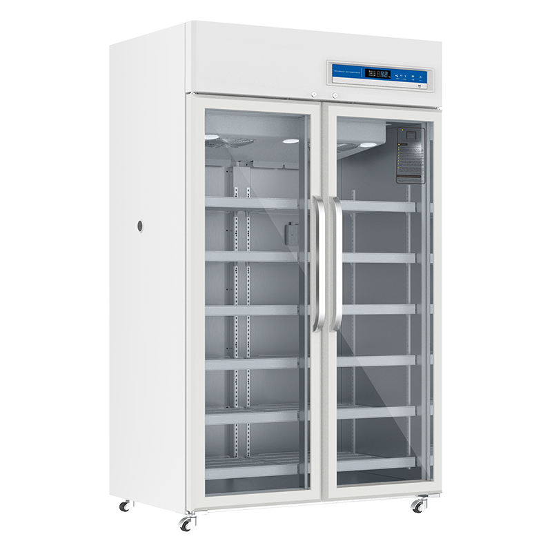 Апотекарски фрижидер са комерцијалним стакленим вратима и прецизном контролом температуре (НВ-ИЦ1015Л)