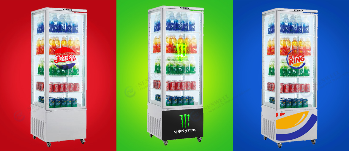 Custom Branding | pass through display cooler