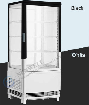Color Options | see-through display cooler,
