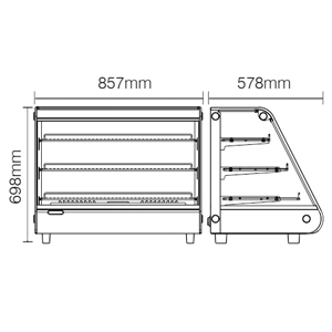 RTR-160L-2 Dimension