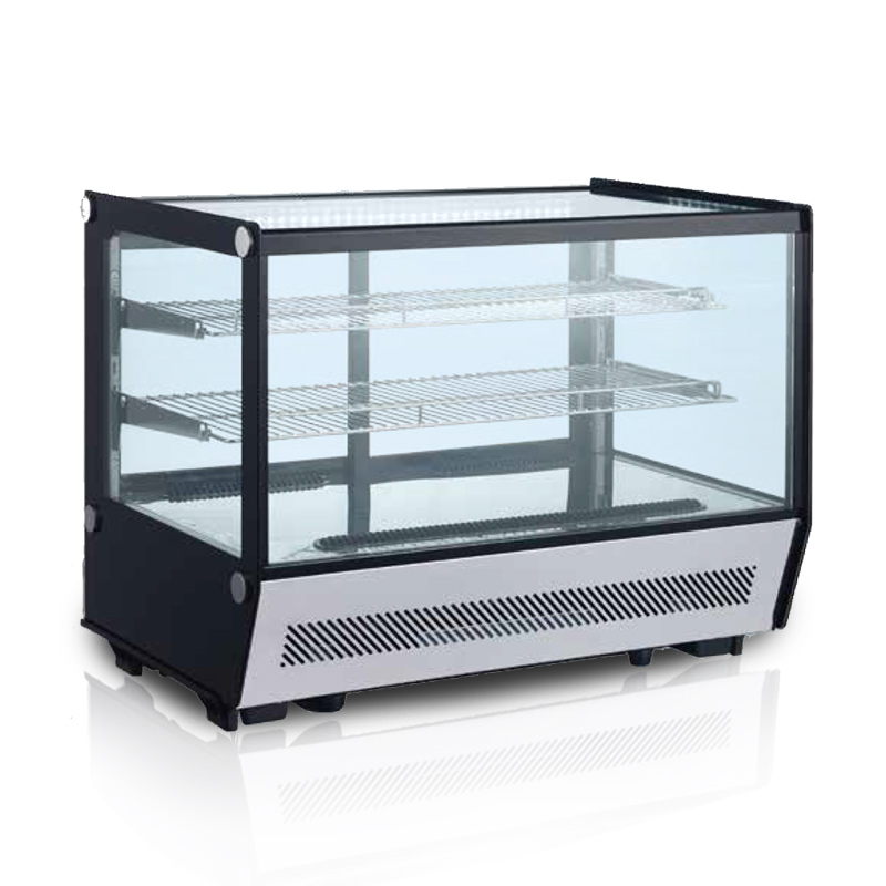 Commercial Bakery Countertop Refrigerated Cake Glass Display Cabinets