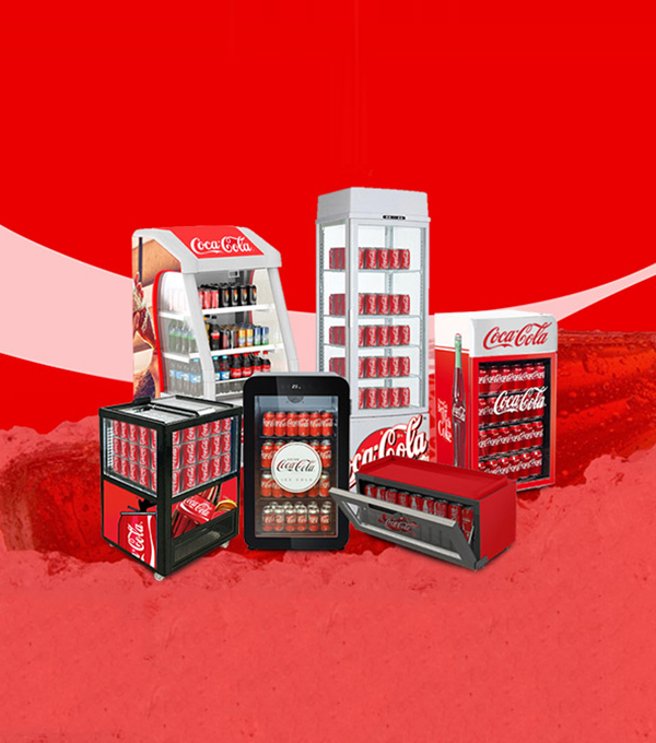 Highlights & Customization  EC Coke Beverage Upright Freezer
