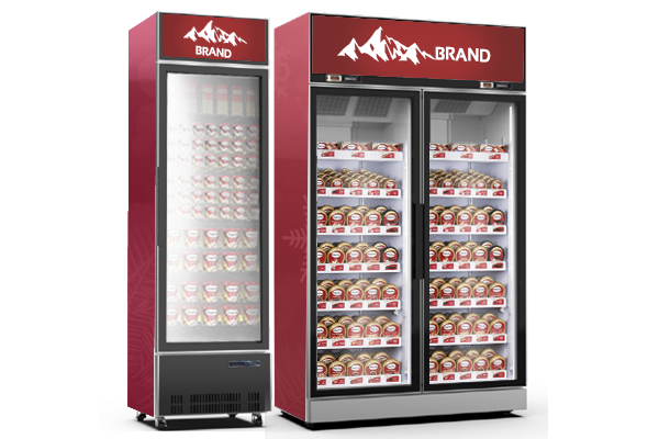 Upright Display Freezer For Haagen Dazs Or Other Famous Brands