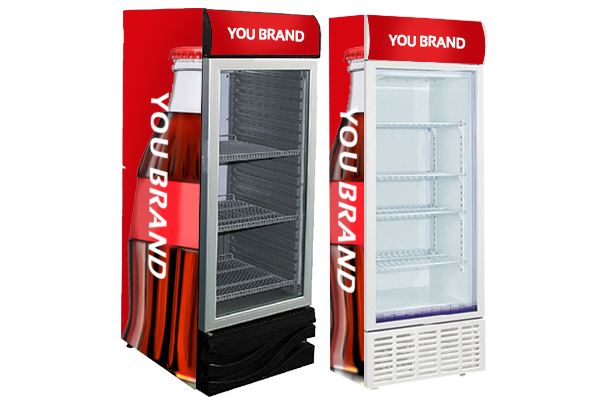 Custom-Branded Upright Display Fridge For Coca-Cola (Coke)