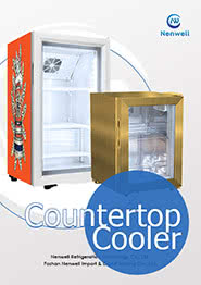 catalogue for small refrigerator display cooler countertop