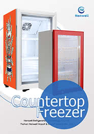 catalogue for small refrigerator display freezer countertop