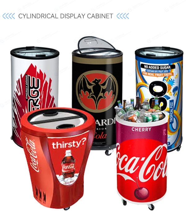 Design steps of the cylindrical display cabinet(Can cooler)
