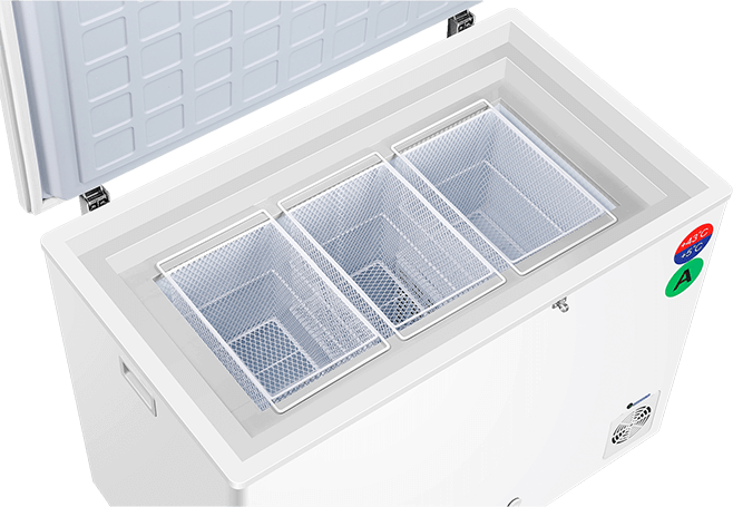 Commercial Deep Chest Freezer For Frozen Food And Meat Storage