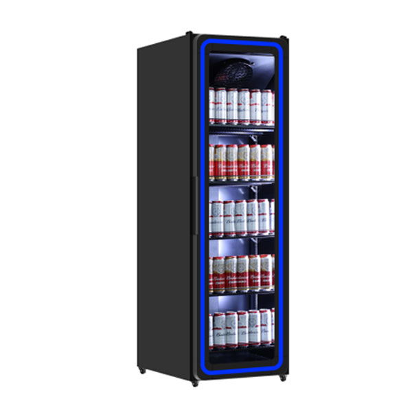 Upright Curve Full Glass Door Display Cooler KXG-620R
