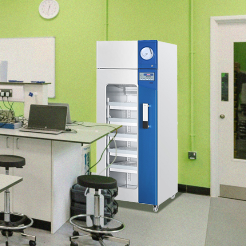 laboratory blood bank refrigerator