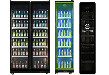 Full glass door display cooler