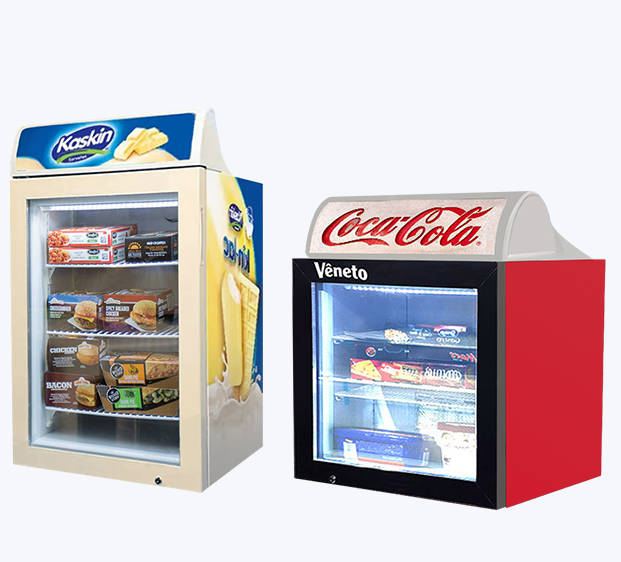 Countertop display freezer