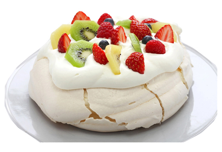 Pavlova, mid ka mid ah 10ka macmacaan ee ugu caansan adduunka