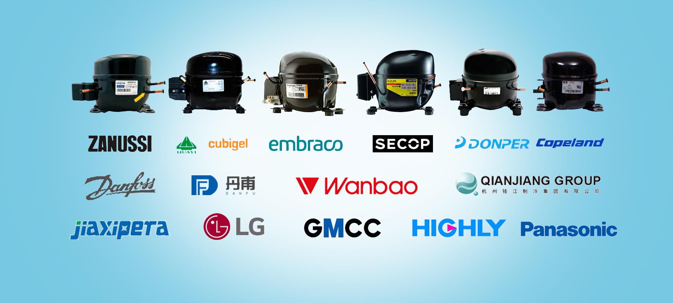 refrigerant compressors for fridges and freezers