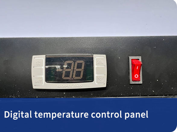 Digital temperature control panel
