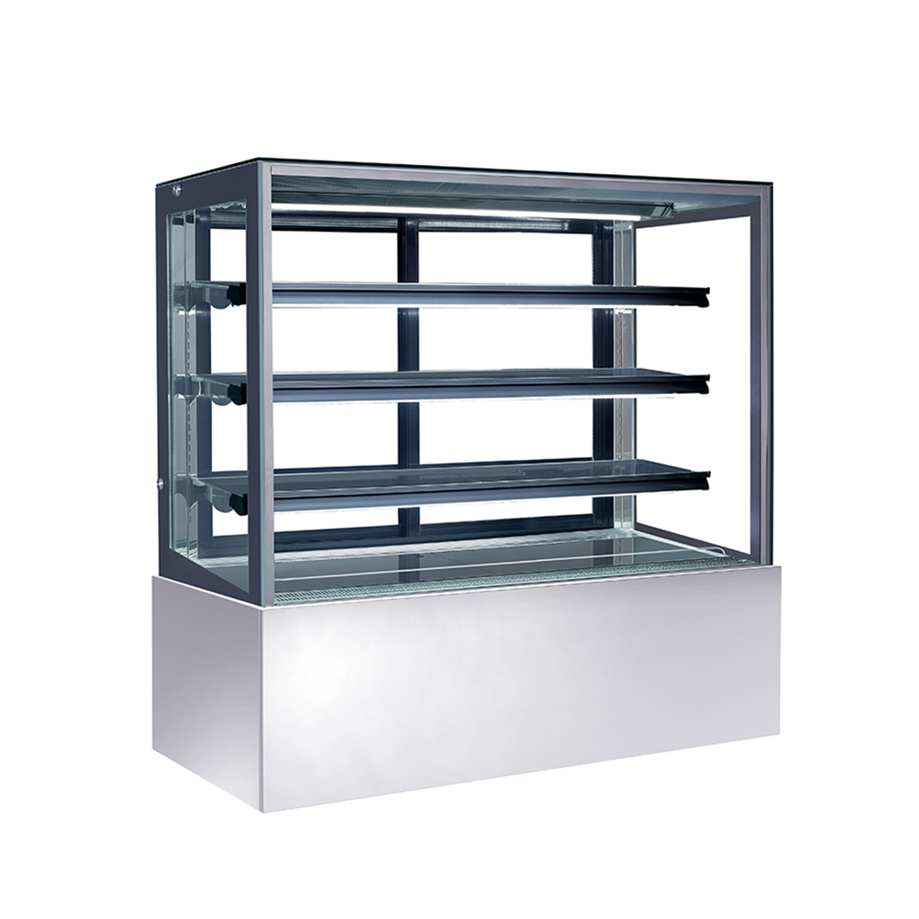 2024 New glass cake display fridge for showcasing cupcakes