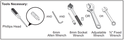 tools for reversing a fridge door