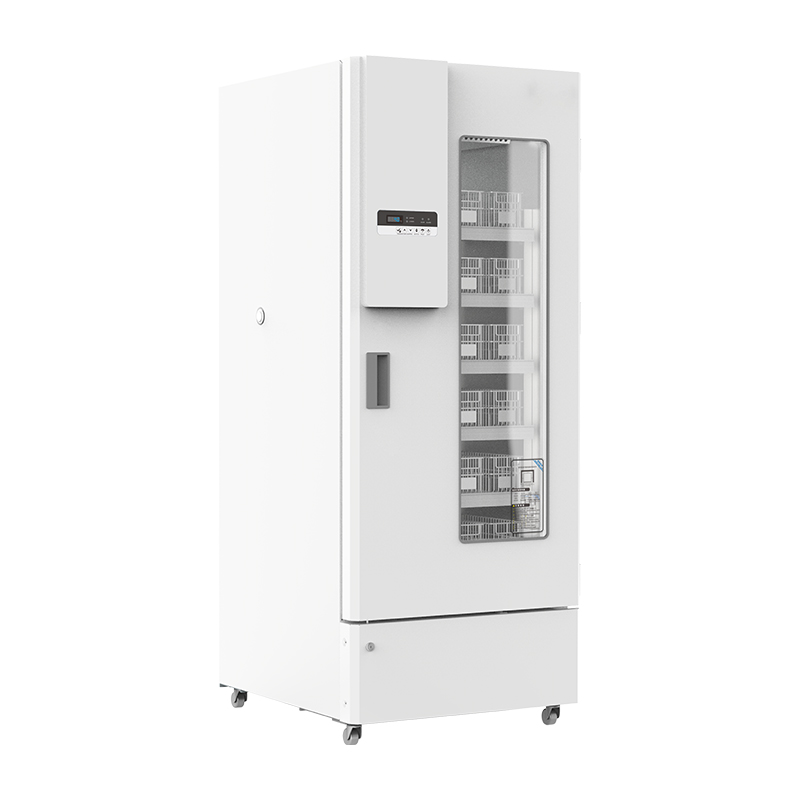 4ºC Upright Glass Door Medical Blood Bank Refrigeration Equipment
