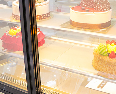 Crystal Visibility | NW-RTW100L dessert display fridge