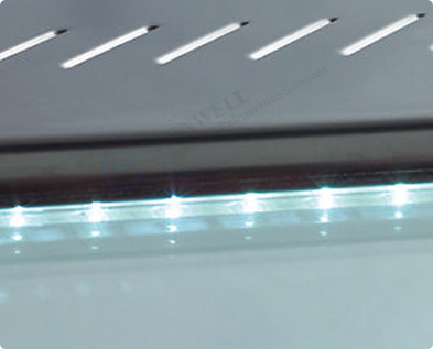 LED Illumination | NW-ARC371Z commercial bakery fridge