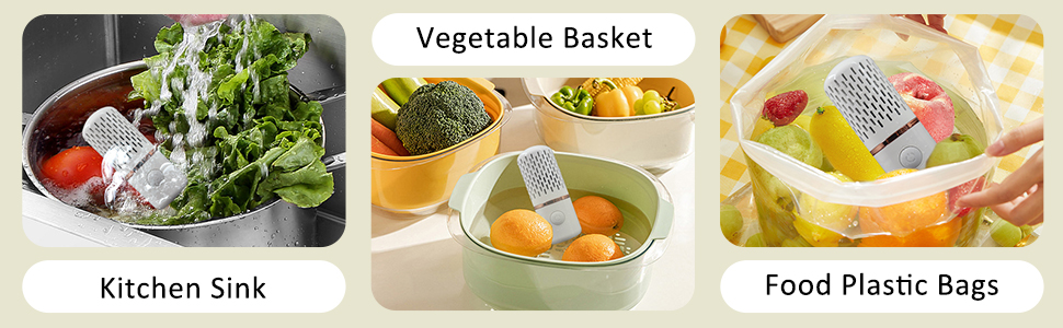 Машина за миене на плодове и зеленчуци VONCI, безжичен USB пречиствател на храна