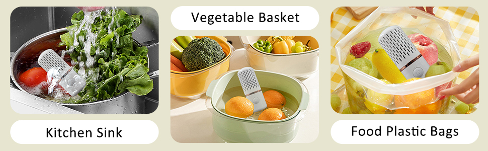 VONCI Fruit and Vegetable Washing Machine,USB Wireless Food Purifier